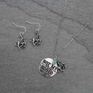 New! Not My 1st Rodeo Necklace Set
